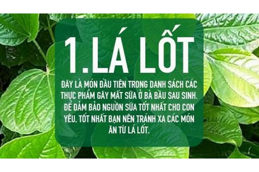 Thực phẩm ‘âm thầm’ làm mất sữa mẹ