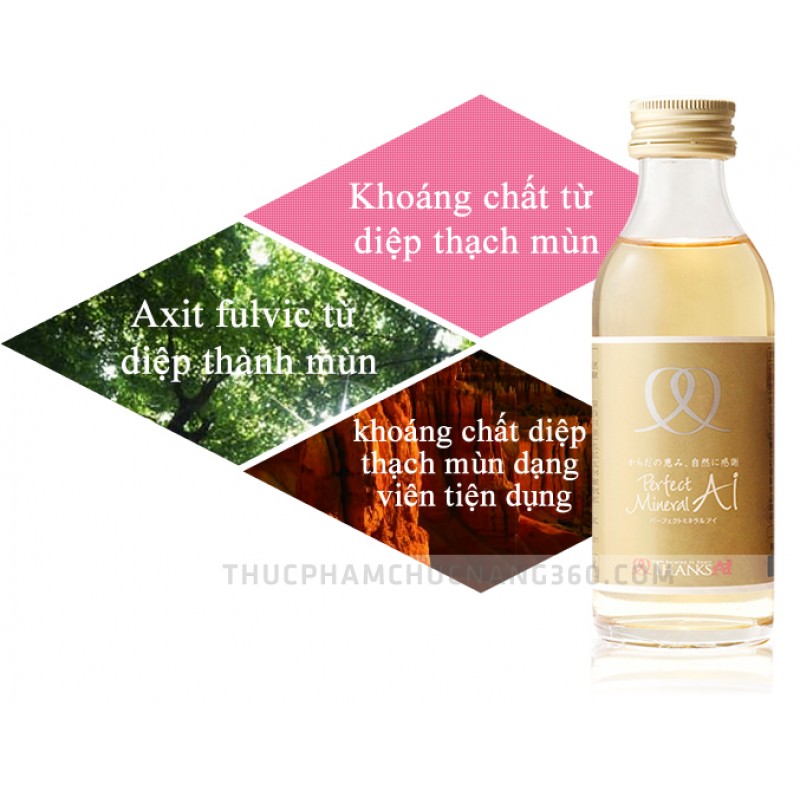 Nước khoáng thực vật Perfect Mineral Ai Thanksai