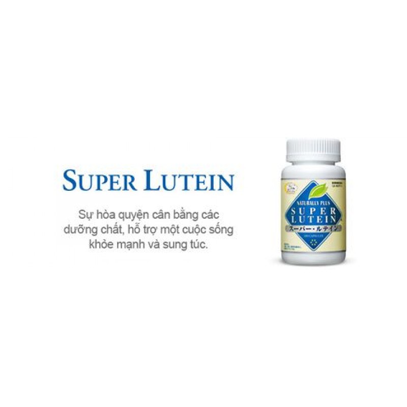 SUPER LUTEIN SẢN PHẨM DUY NHẤT  TRÊN THỊ TRƯỜNG CHỨA 6 CHẤT CAROTENOID VÀ 5 DINH DƯỠNG CẦN THIẾT NHẤT CHO CƠ THỂ