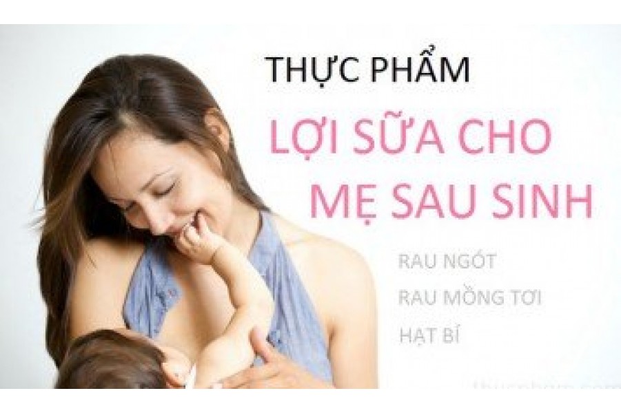 Những thực phẩm lợi sữa mà không cần ăn chân giò